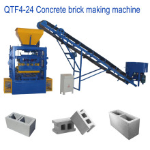 QTF4-24 Tijolo de cimento semi-automático que faz o preço da máquina na Índia